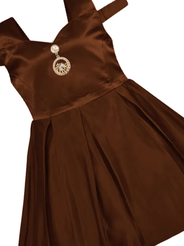 Choco_Chic_Cold-Shoulder_Frock