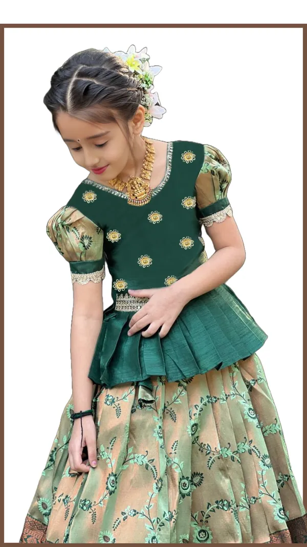 Emerald_&_Olive_Kids_Traditional_Lehenga_Set_💚✨