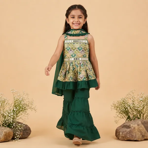 Girls_Ethnic_Wear_3_Piece_Set_for_Kids_|_Traditional_Party_Wear_Dress_Set_|_Festive_Wear_Outfit_for_Girls