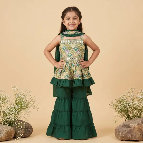 Girls_Ethnic_Wear_3_Piece_Set_for_Kids_|_Traditional_Party_Wear_Dress_Set_|_Festive_Wear_Outfit_for_Girls