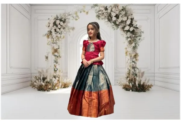 Firozi_Red_Cotton_Lehenga_Choli_for_Girls_|_Elegant_and_Stylish_wear_for_All_Occasions