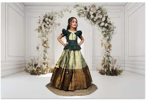 Light_Green_Cotton_Lehenga_Choli_for_Girls_|_Elegant_and_Stylish_wear_for_All_Occasions