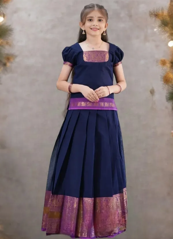 Navy_Blue_Silk_Lehenga_Choli_for_Girls_|_Elegant_and_Stylish_wear_for_All_Occasions