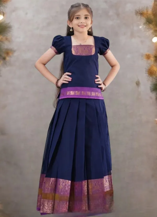 Navy_Blue_Silk_Lehenga_Choli_for_Girls_|_Elegant_and_Stylish_wear_for_All_Occasions
