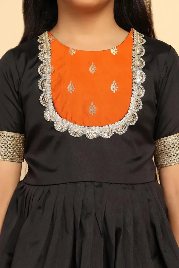 Orange_and_Black_Silk_Lehenga_Choli_for_Girls_|_Elegant_and_Stylish_wear_for_All_Occasions