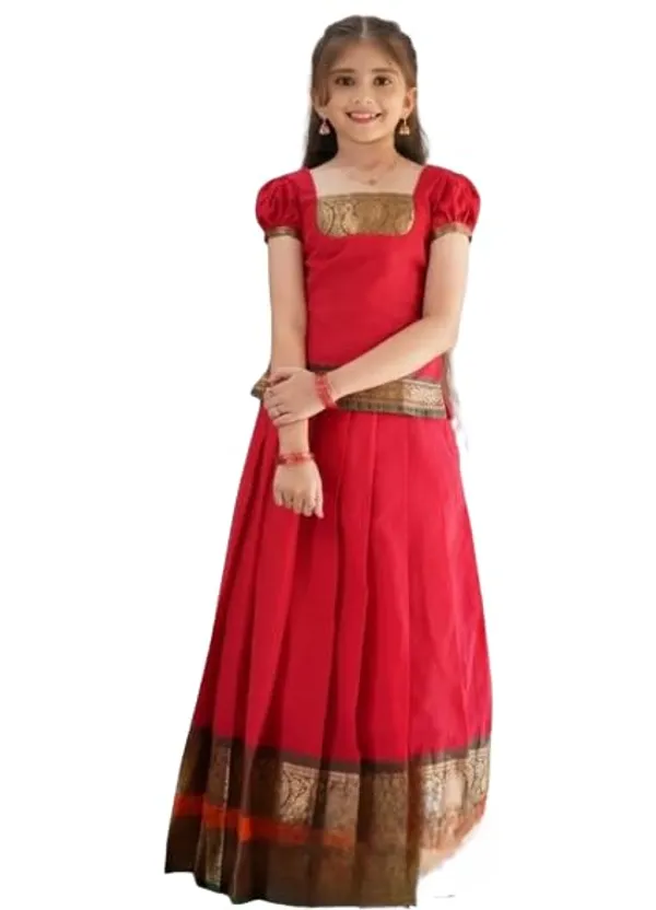 Red_Silk_Lehenga_Choli_for_Girls_|_Elegant_and_Stylish_wear_for_All_Occasions