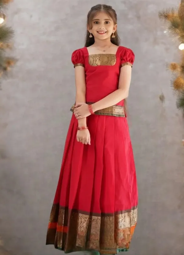 Red_Silk_Lehenga_Choli_for_Girls_|_Elegant_and_Stylish_wear_for_All_Occasions