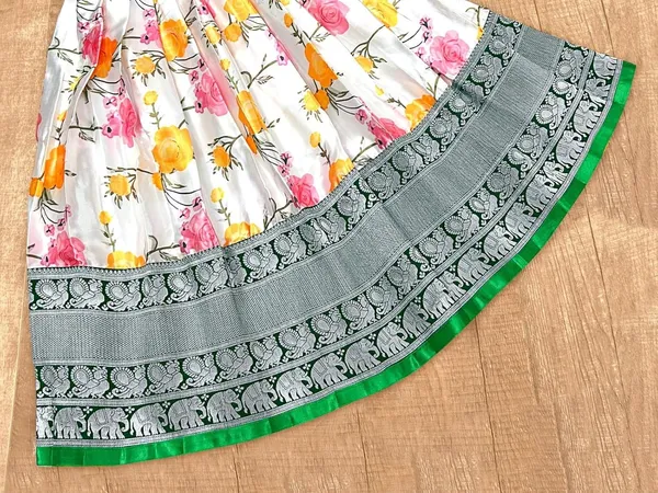 White_and_Yellow_Printed_Gown_for_Girls_|_Elegant_and_Stylish_wear_for_All_Occasions