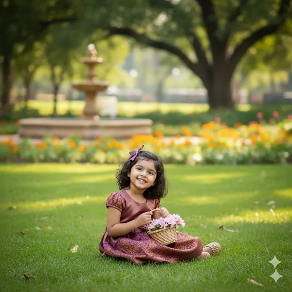 Regal_&_Gold_Brocade_Silk_Frock_for_Girls