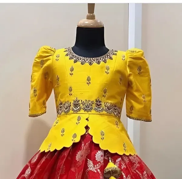 Royal_Bloom_Red_&_Yellow_Kids_Festive_Outfit_🌟