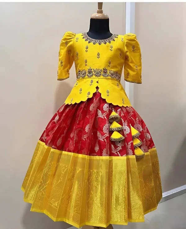 Royal_Bloom_Red_&_Yellow_Kids_Festive_Outfit_🌟
