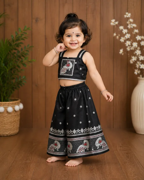 Stylish_Baby_Girls_Black_Ethnic_Wear_Top_Bottom_Set_with_Jacquard_Sleeveless_Top_and_Matching_Palazzo_Pants