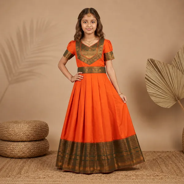 Temple_Celebration_Special_Kids_Gown_for_Girls_|_Premium_Silk_Ethnic_Long_Dress_with_Beautiful_Puff_Sleeve_Details