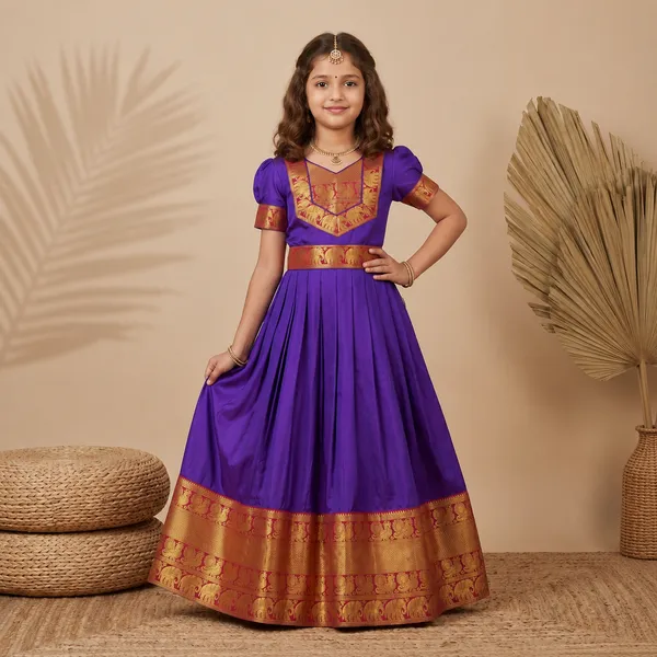 Temple_Celebration_Special_Kids_Gown_for_Girls_|_Premium_Silk_Ethnic_Long_Dress_with_Beautiful_Puff_Sleeve_Details