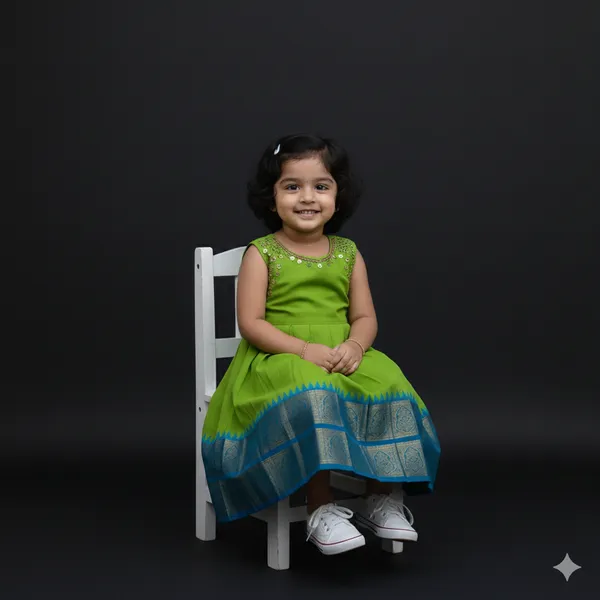 Traditional_Pattu_Silk_Frock_with_Grand_Kanjivaram_Border