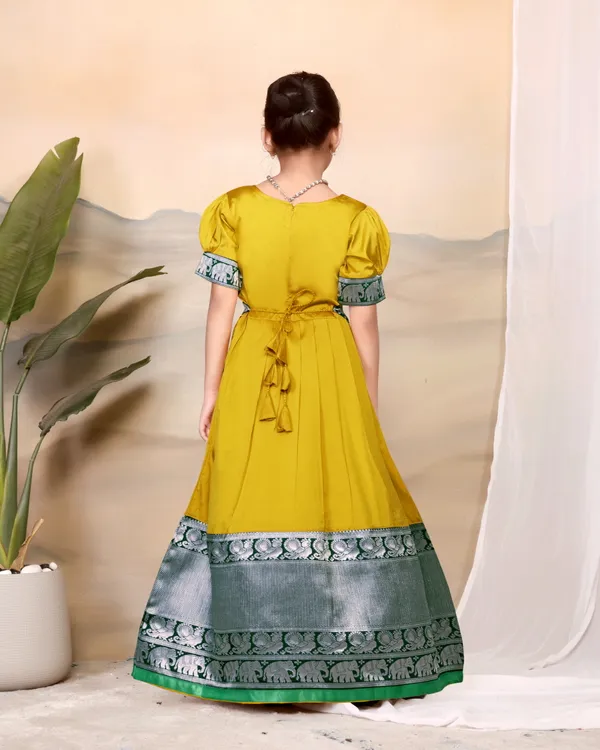 Yellow_Silk_Gown_for_Girls_|_Elegant_and_Stylish_wear_for_All_Occasions
