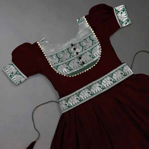 Brown_Silk_Lehenga_Choli_for_Girls_|_Elegant_and_Stylish_wear_for_All_Occasions