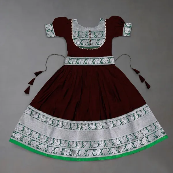 Brown_Silk_Lehenga_Choli_for_Girls_|_Elegant_and_Stylish_wear_for_All_Occasions
