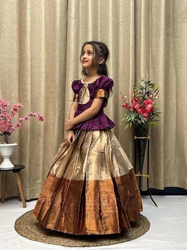 Cream_Faux_Leather_Lehenga_Choli_for_Girls_|_Elegant_and_Stylish_wear_for_All_Occasions