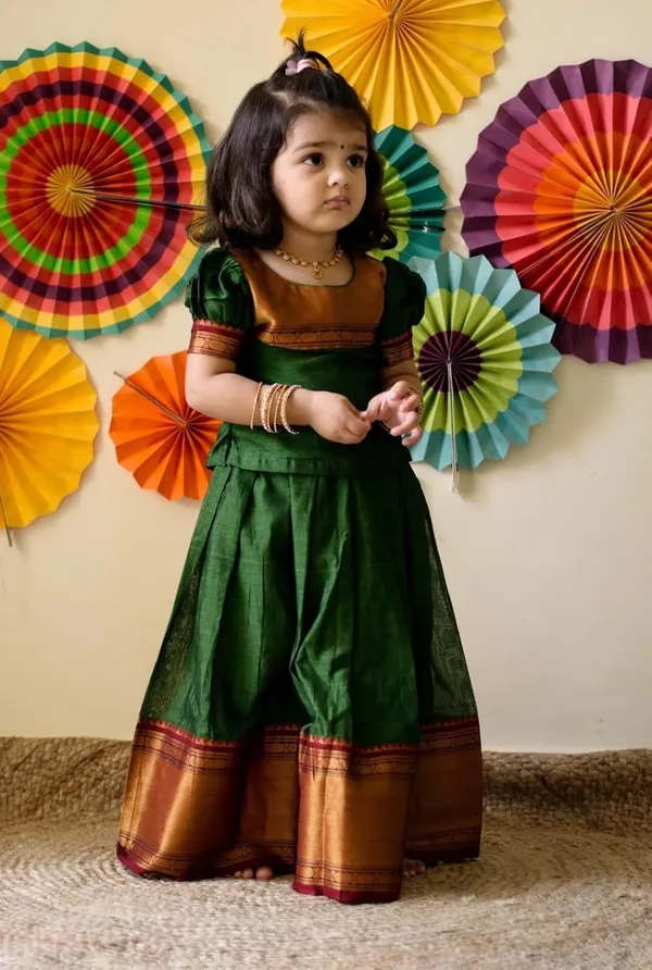 Green_Silk_Lehenga_Choli_for_Girls_|_Elegant_and_Stylish_wear_for_All_Occasions