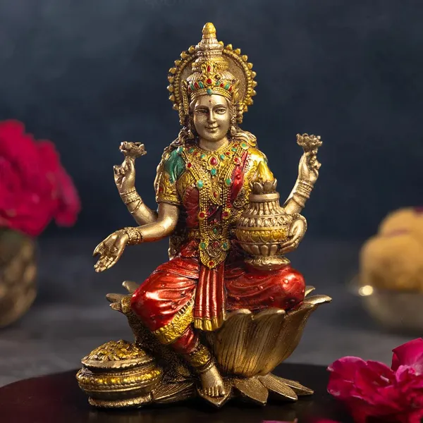 Red_&_Golden_Goddess_Lakshmi_Idol_Murti_For_Diwali_Pooja_idols_Gifts__(13L_X_13W_X_18H_Centimeters)