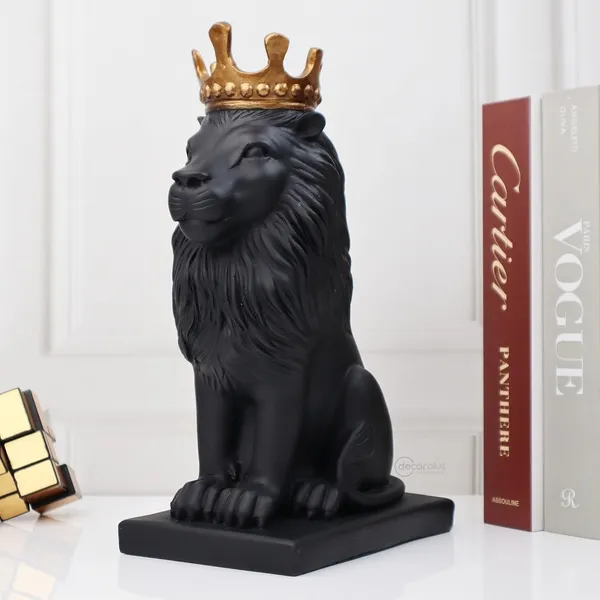 Black_Nordic_Elegance_Dual_Tone_Polyresin_Regal_Lion__Showpiece_For_Home_Decor_(29.1L_X_18.5W_X_11H_Centimeters)