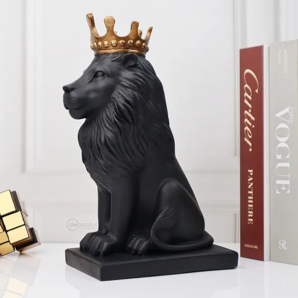 Black_Nordic_Elegance_Dual_Tone_Polyresin_Regal_Lion__Showpiece_For_Home_Decor_(29.1L_X_18.5W_X_11H_Centimeters)