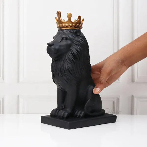 Black_Nordic_Elegance_Dual_Tone_Polyresin_Regal_Lion__Showpiece_For_Home_Decor_(29.1L_X_18.5W_X_11H_Centimeters)