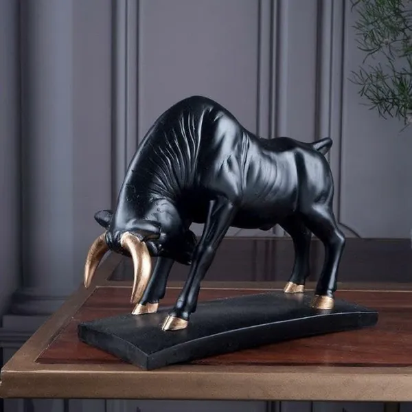 Black_Resin_Geometric_Statue_Golden_Bull_Action_Sculpture_Ornament_Abstract_Animal_Figurines_Room_Desk_Decor__(16L_X_15W_X_28H_Centimeters)
