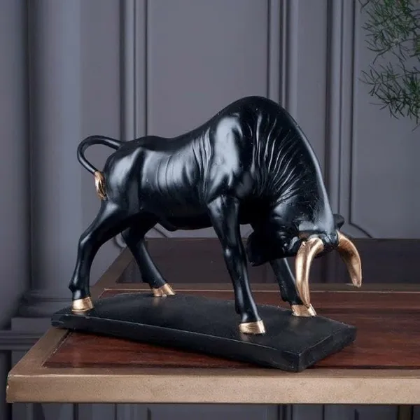 Black_Resin_Geometric_Statue_Golden_Bull_Action_Sculpture_Ornament_Abstract_Animal_Figurines_Room_Desk_Decor__(16L_X_15W_X_28H_Centimeters)