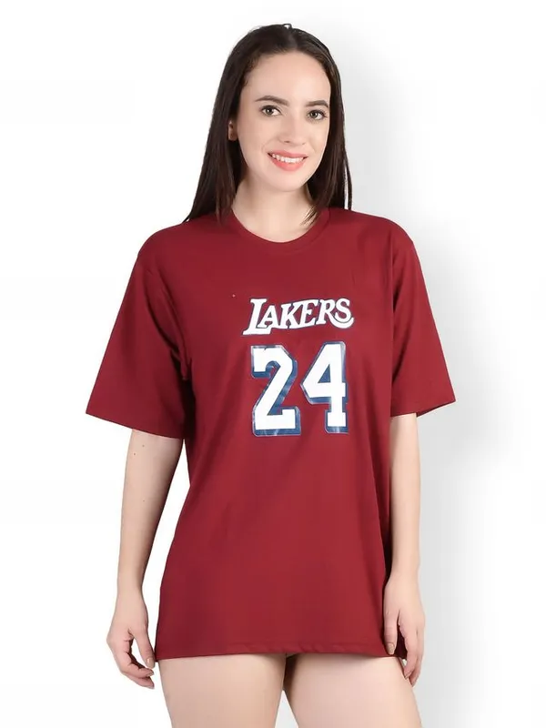 Maroon_Printed_Oversized_T-Shirt__For_Women