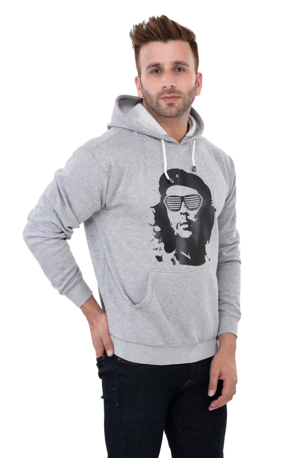 Grey_Stylish_Man_Printed_Hooded_Sweatshirt_For_Men