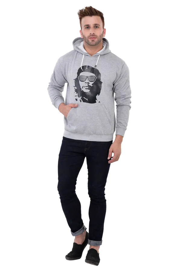 Grey_Stylish_Man_Printed_Hooded_Sweatshirt_For_Men