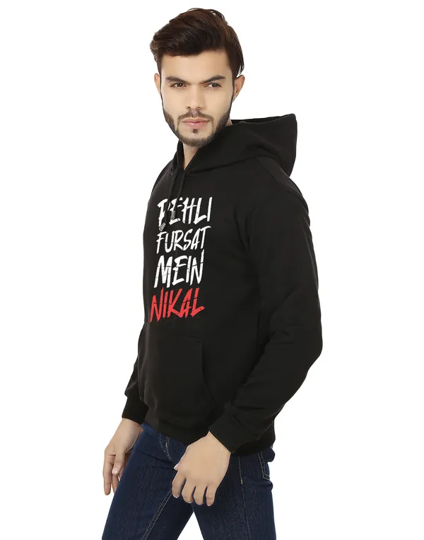 Black_Stylish_Pehli_Fursat_Printed_Hooded_Sweatshirt_For_Men