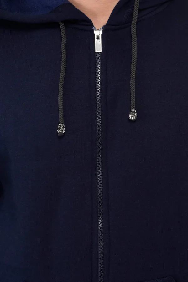 Navy_Blue_Stylish_Plain_Zipper_Hooded_Sweatshirt_For_Men