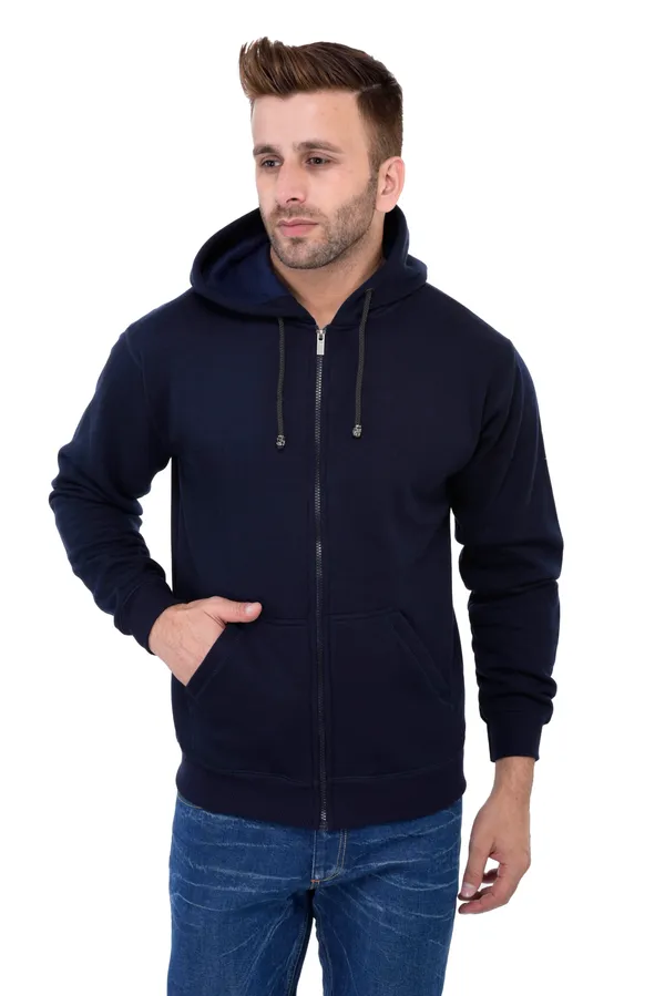 Navy_Blue_Stylish_Plain_Zipper_Hooded_Sweatshirt_For_Men
