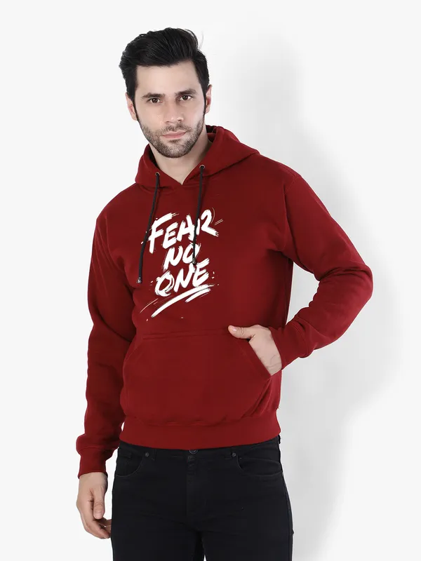 Maroon_Cool_Fear_No_1_Printed_Hooded_Sweatshirt_For_Men