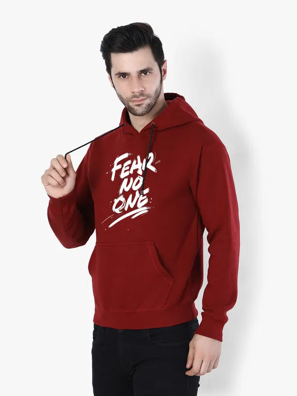 Maroon_Cool_Fear_No_1_Printed_Hooded_Sweatshirt_For_Men