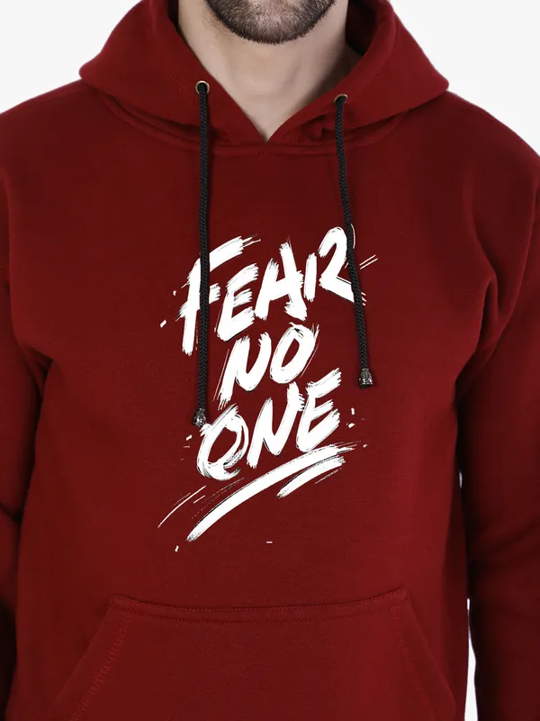 Maroon_Cool_Fear_No_1_Printed_Hooded_Sweatshirt_For_Men
