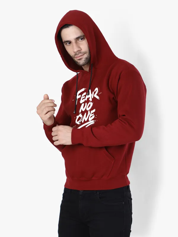 Maroon_Cool_Fear_No_1_Printed_Hooded_Sweatshirt_For_Men