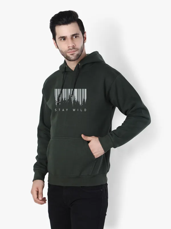 Bottle_Green_Cool_Stay_Wild_Printed_Hooded_Sweatshirt_For_Men