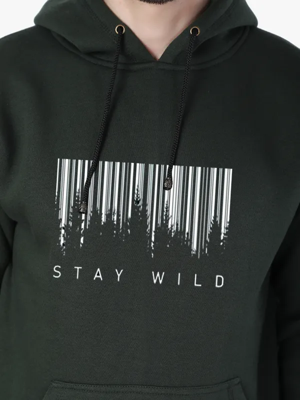 Bottle_Green_Cool_Stay_Wild_Printed_Hooded_Sweatshirt_For_Men
