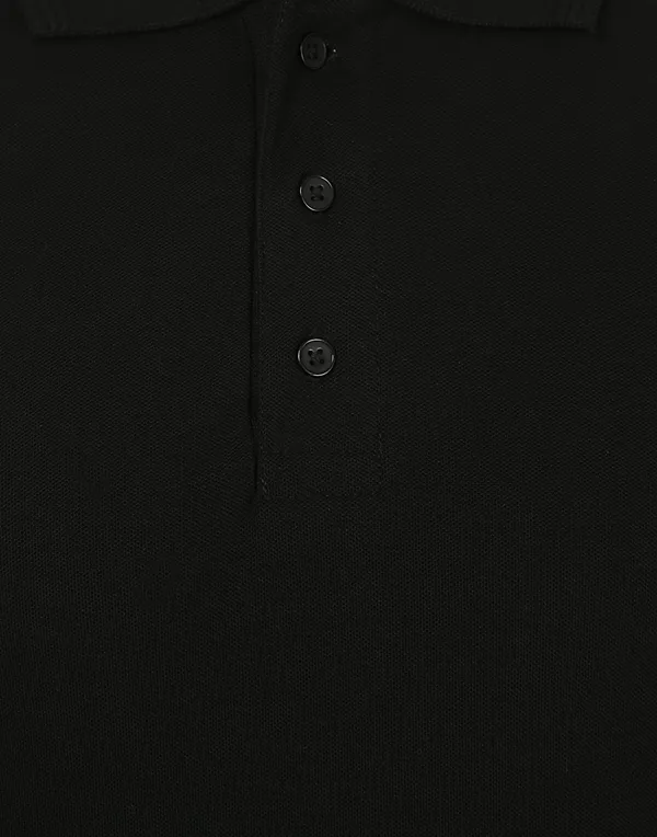 Black_Plain_Polo_Neck_T-Shirt_For_Men