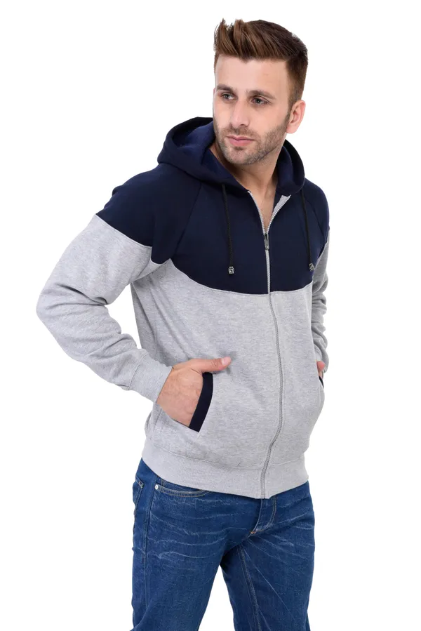 Navy_Blue_&_Grey_Stylish_Zipper_Designer_Hooded_Sweatshirt_For_Men