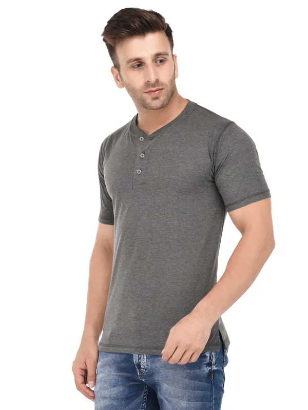 Dark_Grey_Plain_Dark_Henley_Neck_Half_Sleeves_T-Shirt_For_Men