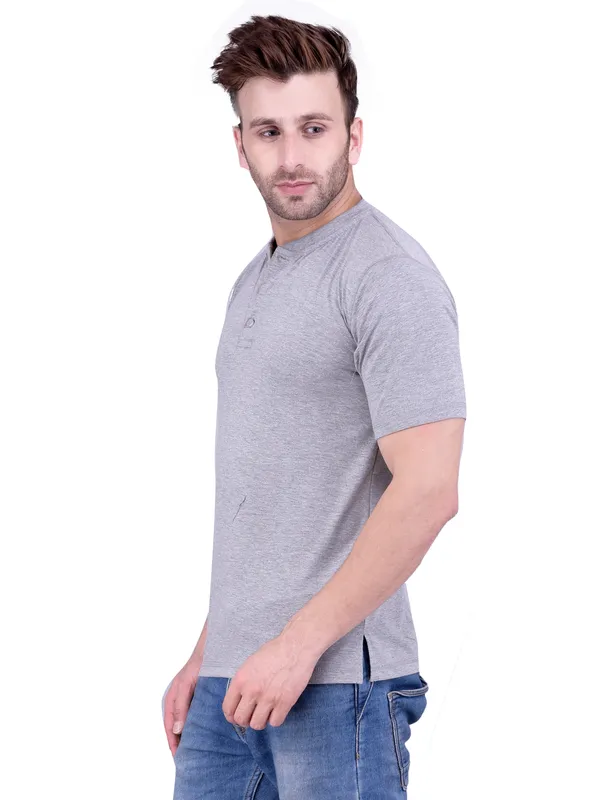 Grey_Plain_Henley_Neck_Half_Sleeves_T-Shirt_For_Men