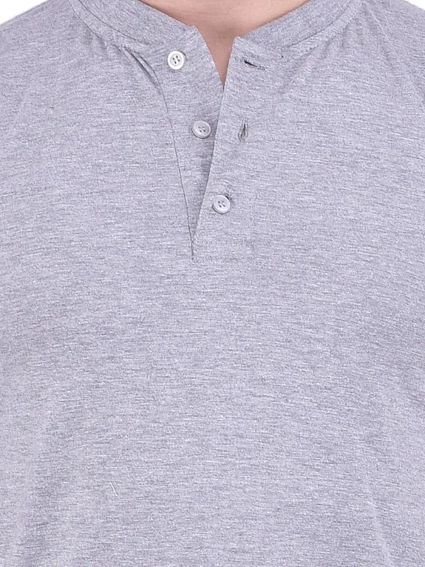 Grey_Plain_Henley_Neck_Half_Sleeves_T-Shirt_For_Men