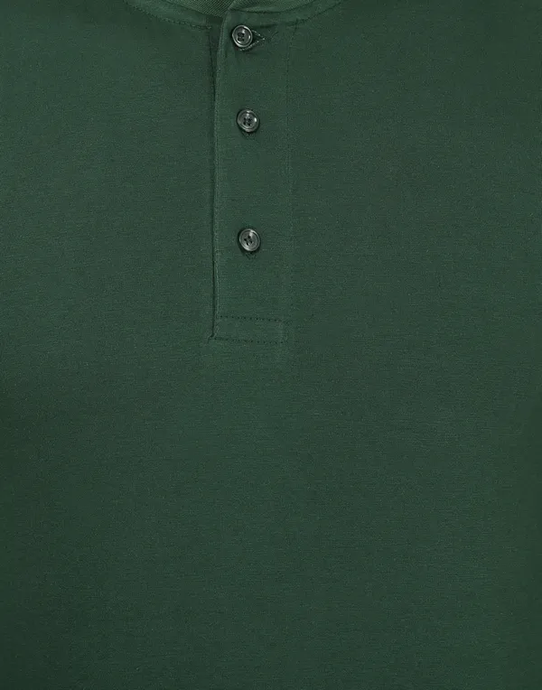 Bottle_Green_Plain_Henley_Neck_Full_Sleeves_T-Shirt_For_Men