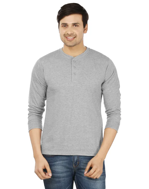 Grey_Plain_Henley_Neck_Full_Sleeves_T-Shirt_For_Men