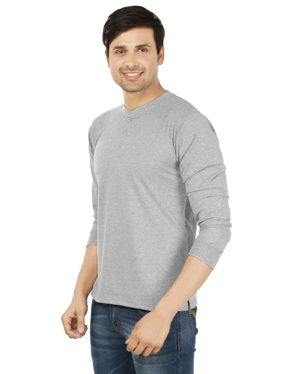 Grey_Plain_Henley_Neck_Full_Sleeves_T-Shirt_For_Men